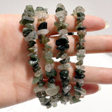 Irregular Crystal Chips Stone DIY Black Tourmaline Lepidolite Loose Beads #5 - Wholesale Crystals