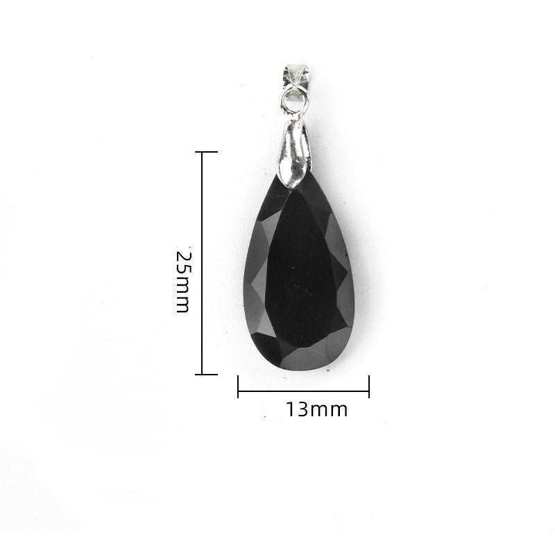 KS1691 - Cut Faceted Diamond Shape Crystal Pendant -Wholesale Crystals