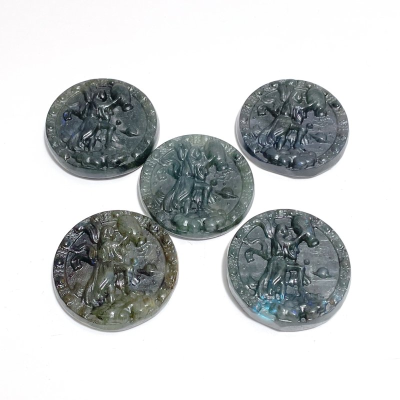 Labradorite Constellation Carving Clearance - Wholesale Crystals