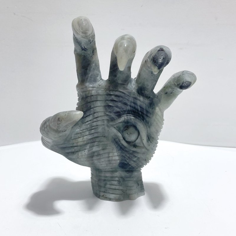Labradorite Witchcore Demon Hand Carving - Wholesale Crystals