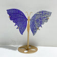 Lapis Lazuli Butterfly Wing Carving With Stand -Wholesale Crystals