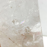Large Clear Quartz Point Raw Bottom With Stand -Wholesale Crystals