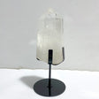 Large Clear Quartz Point Raw Bottom With Stand B2 -Wholesale Crystals