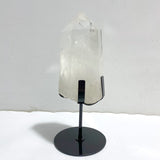 Large Clear Quartz Point Raw Bottom With Stand B2 -Wholesale Crystals
