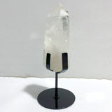 Large Clear Quartz Point Raw Bottom With Stand B2 -Wholesale Crystals