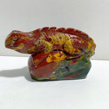 Large Ocean Jasper Lizard Carving 2 -Wholesale Crystals