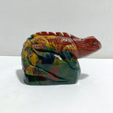 Large Ocean Jasper Lizard Carving 2 -Wholesale Crystals