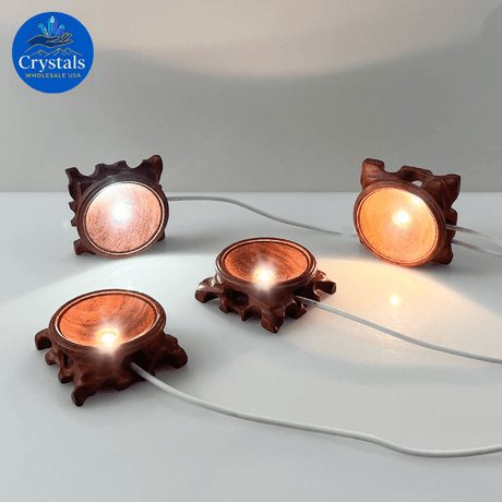 LED Wooden Crystal Stands 2 - Wholesale Crystals
