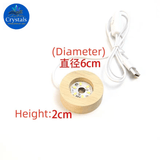 LED Wooden Crystal Stands - Wholesale Crystals