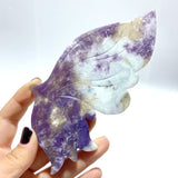 Lepidolite Butterfly Wing Carving With Stand - Wholesale Crystals