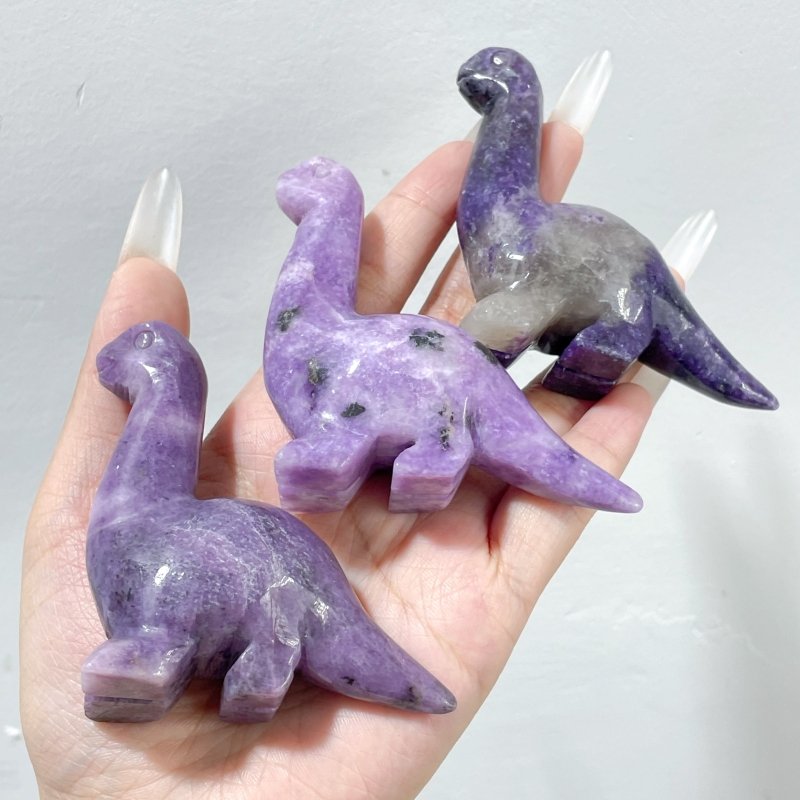 Lepidolite Dinosaur Carving Wholesale - Wholesale Crystals