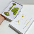 Light Color Green Jade Roller and Gua Sha A Set Wholesale -Wholesale Crystals