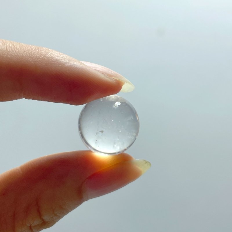 Mini Clear Quartz Spheres 1.5 - 2.1cm Wholesale - Wholesale Crystals