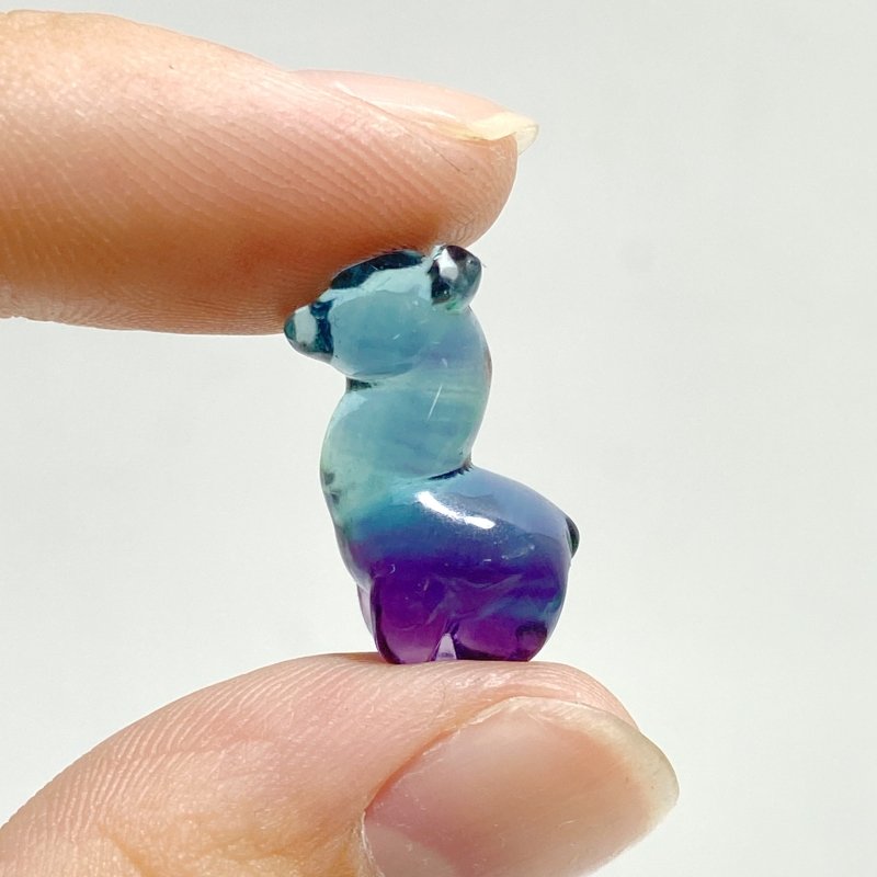 Mini Rainbow Fluorite Alpaca Carving -Wholesale Crystals