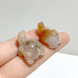 Mini Sakura Flower Agate Turtle Carving Wholesale -Wholesale Crystals