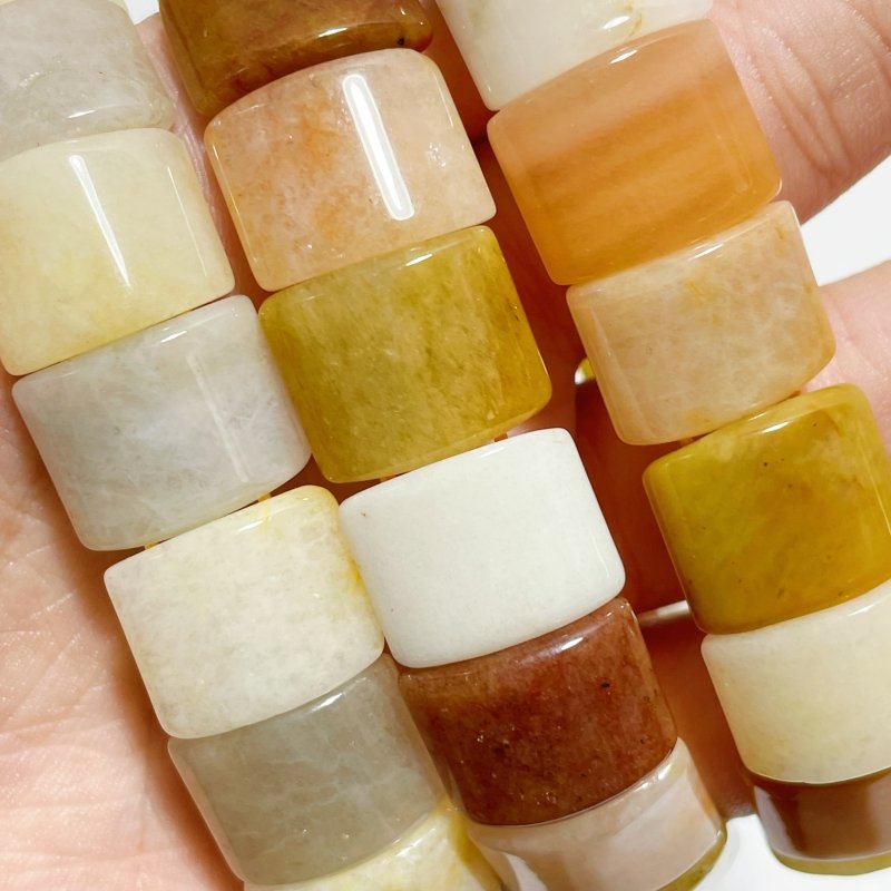 Mixed Color Yellow Jade Bracelet Wholesale - Wholesale Crystals