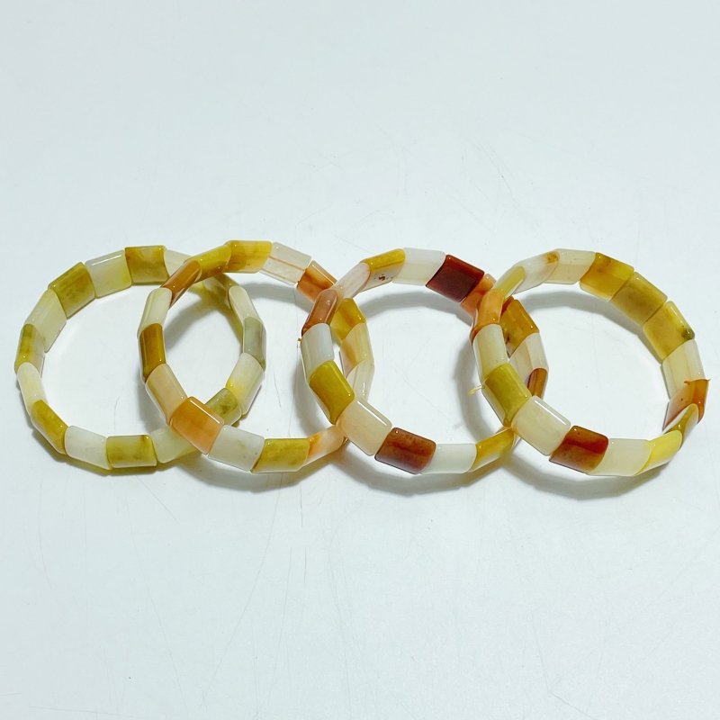 Mixed Color Yellow Jade Bracelet Wholesale - Wholesale Crystals