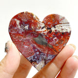 Morocco Agate Heart Wing Carving With Stand -Wholesale Crystals