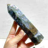 Moss Agate Point Wholesale - Wholesale Crystals