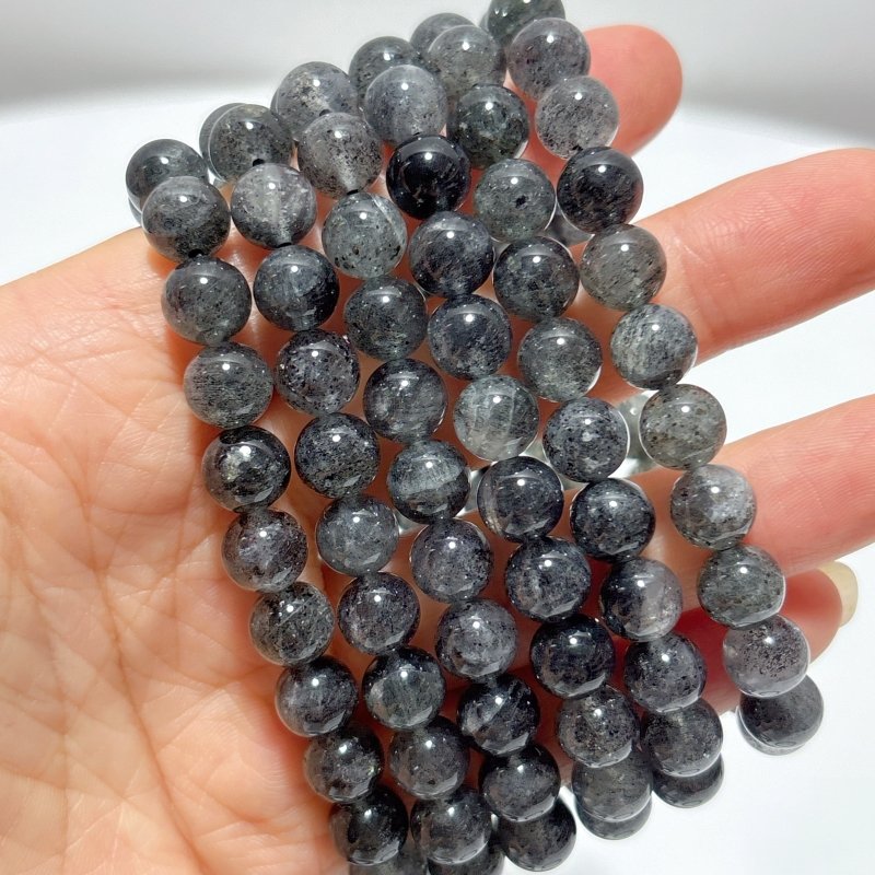 Natural Black Mica Biotite Quartz Bracelet Wholesale - Wholesale Crystals