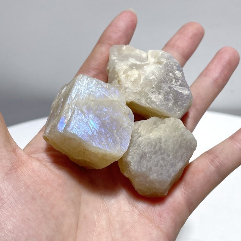 Natural Moonstone Raw Stone wholesale - Wholesale Crystals