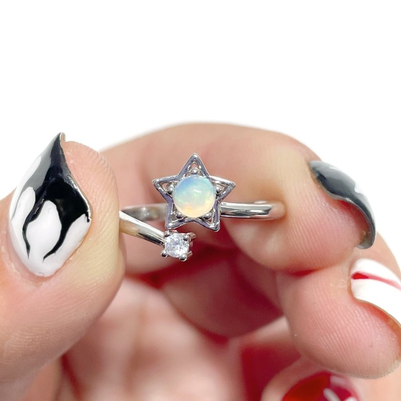 Natural Opal Crystal Ring Star Shape Wholesale - Wholesale Crystals