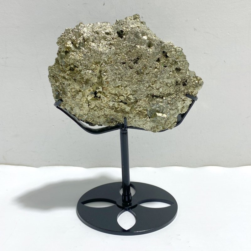 Natural Pyrite Mineral Specimen With Stand A3 -Wholesale Crystals