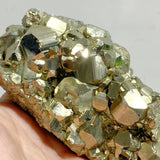 Natural Pyrite Mineral Specimen With Stand A4 -Wholesale Crystals