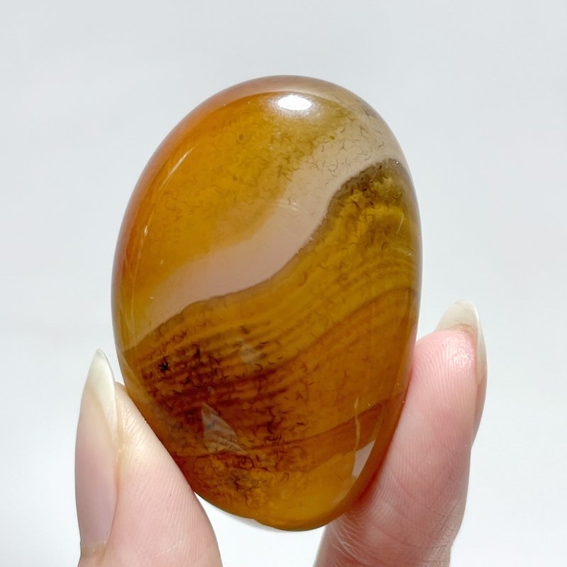 Natural Silk Agate Palm Stone Free Form Wholesale - Wholesale Crystals