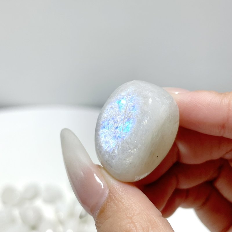 Natural Sri Lanka White Moonstone Tumbled Wholesale - Wholesale Crystals