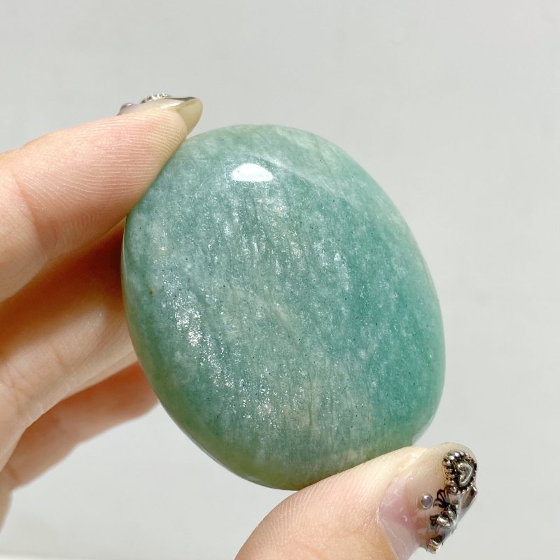 Normal Quality Amazonite Palm Stone Wholesale -Wholesale Crystals