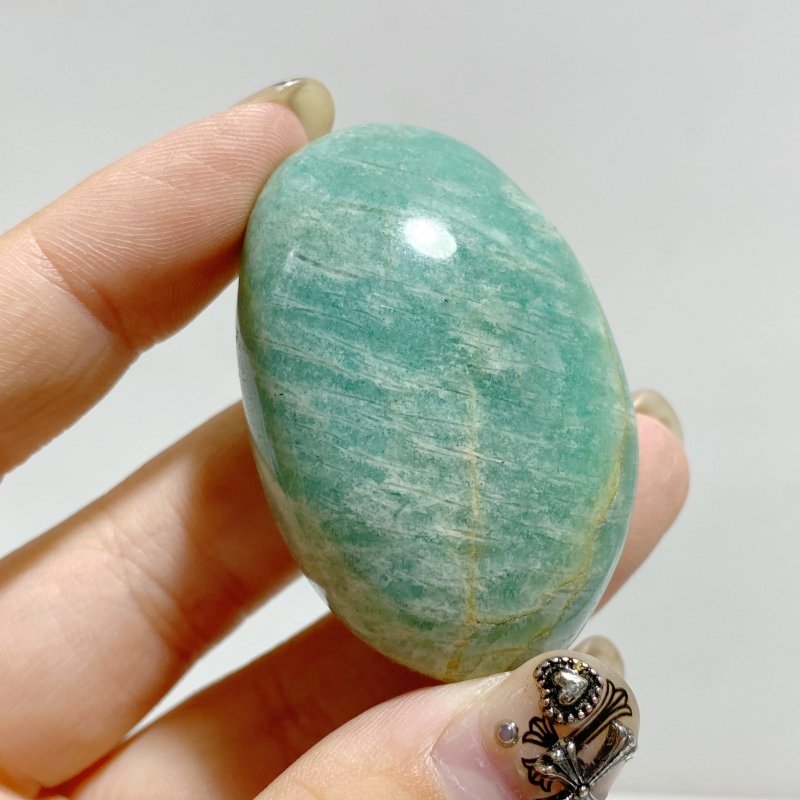 Normal Quality Amazonite Palm Stone Wholesale -Wholesale Crystals