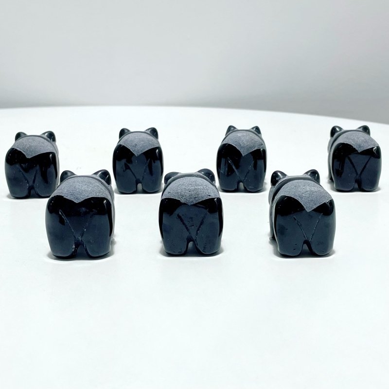 Obsidian Panda Carving Wholesale - Wholesale Crystals