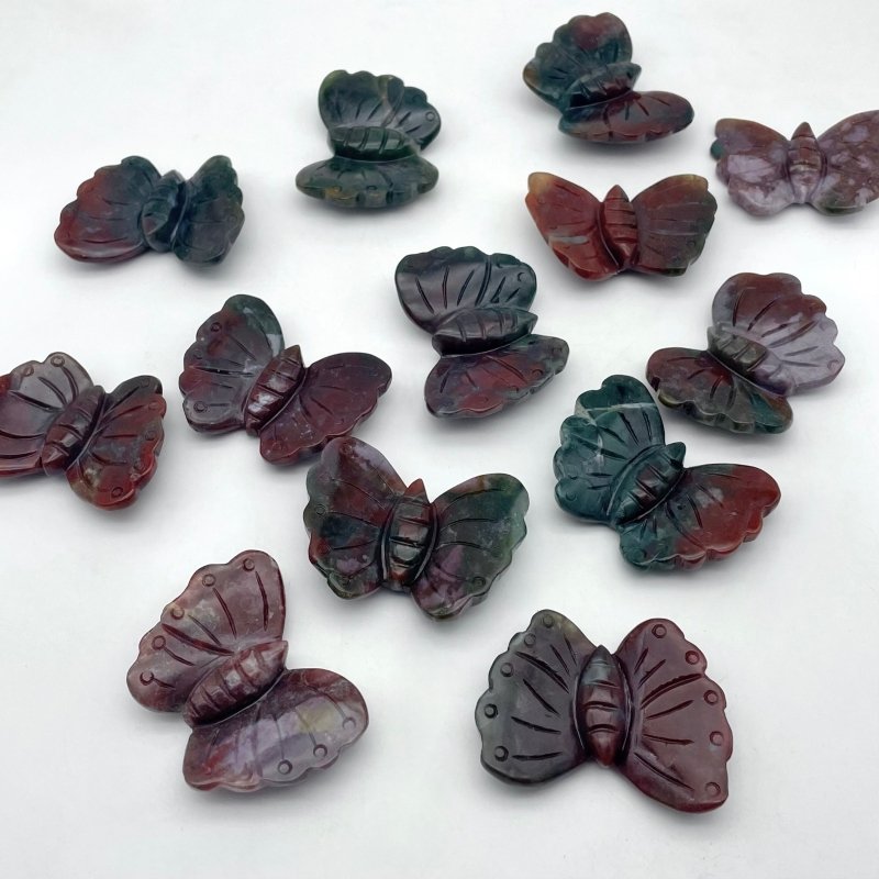 Ocean Jasper Butterfly Carving Wholesale - Wholesale Crystals