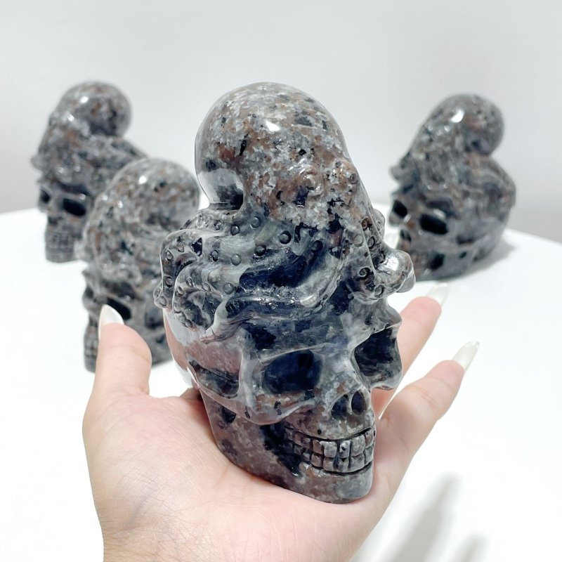 Octopus Skull Carving Wholesale Yooperlite - Wholesale Crystals