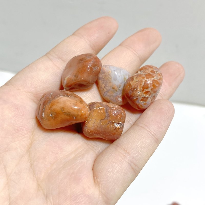 Pink Agate Tumbled Wholesale -Wholesale Crystals