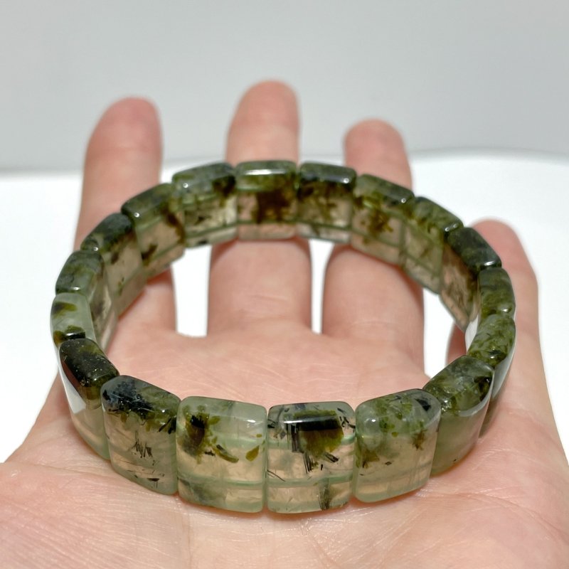 Prehnite Rectangle Bracelet Wholesale - Wholesale Crystals