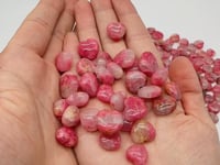 255 Pieces High Quality Pink Rhodonite Mixed Quartz Mini Heart DIY Pendant -Wholesale Crystals