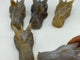 5 Pieces Beautiful Geode Agate Dragon Head Carving -Wholesale Crystals