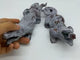 2 Pieces Ocean Jasper Crocodile Carving