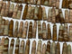 83 Pieces Yellow Stripe Afghanistan Jade Points 2.3-5.1in Closeout