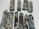 10 Pieces Large Moss Agate Druzy Four-Sided Points