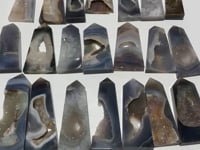 21 Pieces Beautiful Large Agate Geode Druzy Four-Sided Points