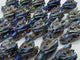 19 Pieces Large Aura Sphalerite Dragon Head Carving