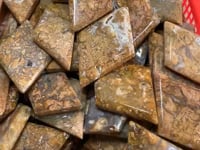 Orange Agate Rhombus Shaped Wholesale