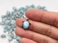Larimar Mini Turtle Pendant Crystal Wholesale