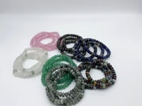 7 Types Rondelle Beads Bracelet Wholesale Labradorite Aventurine