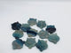 12 Pieces Trolleite Stone Lion Head Crystal Carving