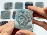 12 Pieces Trolleite Dragon Crystal Carving