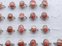 27 Pieces Rhodochrosite Different Styles Ring